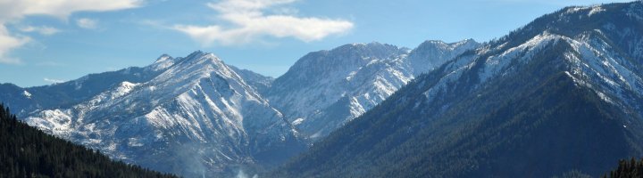The Enchantments from North Road in Peshastin.